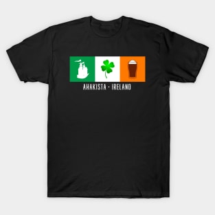 Ahakista Ireland, Gaelic - Irish Flag T-Shirt